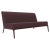 Metal Xaloc Central 160 Burgundy Sofa by Mowee For Sale - Image 7 of 7