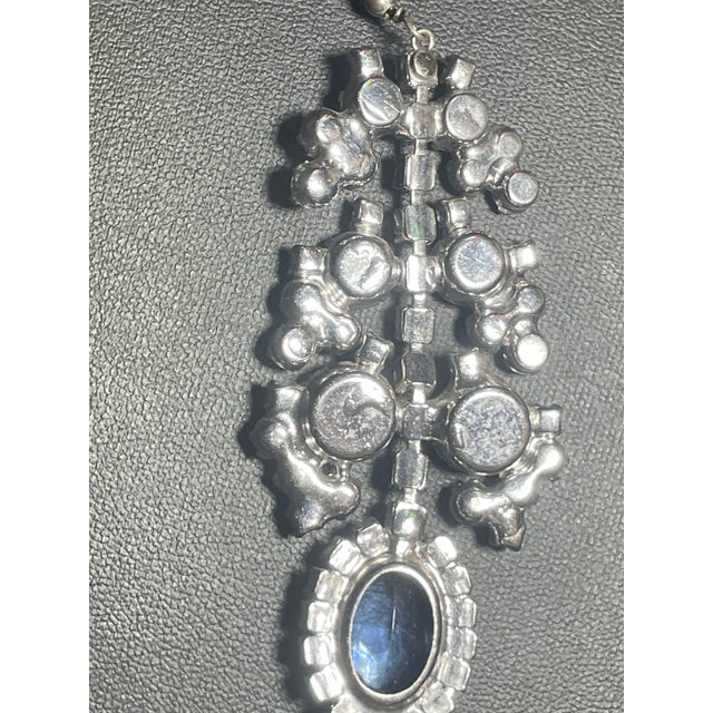 Mid-Century Modern MCM Jewelry by DeLizza & Elster (Juliana) Style Crystal Converted Chandelier Pendant For Sale - Image 3 of 5