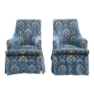 George Smith Georgian Desk Chairs - a Pair For Sale