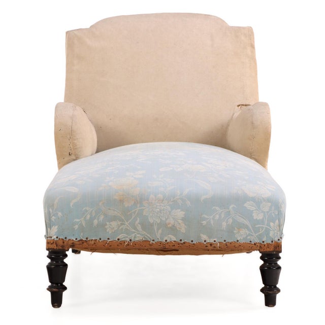 French Napoleon III Chaise Longue With Turned Legs, C. 1860 For Sale In Philadelphia - Image 6 of 7