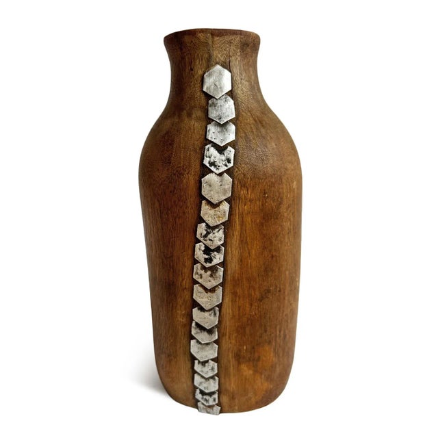 Tribal Vintage Wood Tutsi Pot For Sale - Image 3 of 10