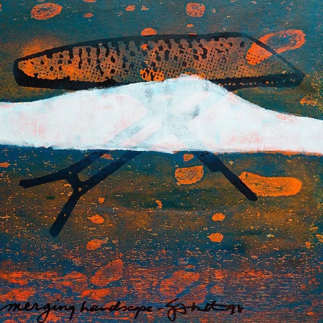 Landscape with ironing board in bright vibrant colors. Iain Baxter& (the artist recently added the ampersand to his name)...