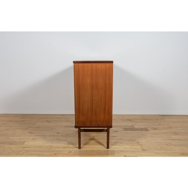 Wood Mid-Century Modern Teak Highboard, Denmark, 1960s For Sale - Image 7 of 18