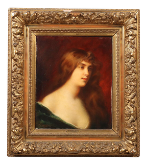 Edouard D'Otemar, Untitled, Oil on Panel, Framed