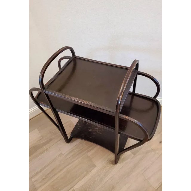 Jacob & Josef Kohn by Gustav Siegel Vienna Secession Model 957 Server For Sale - Image 10 of 11