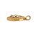 18k Yellow & White Gold Rotating Zodiac Sign Diamond Sun Motif Medal Pendant For Sale In Houston - Image 6 of 8