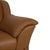 Cognac Leather 2-Seater Sofa and Lounge Chair from Natuzzi, Set of 2 For Sale - Image 6 of 18