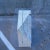 Alabaster Postmodern Brass & Glass Pedestal Console Sofa Table in Tessellate Stone For Sale - Image 8 of 12