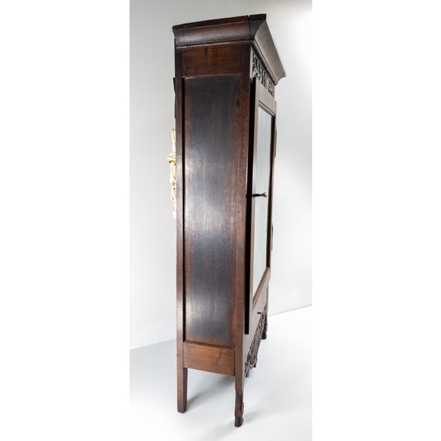 19th Century French Country Provincial Display or Spice Cabinet For Sale - Image 10 of 12