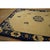 Textile 1920s Antique Allover Floral Deco Chinese Peking Handknotted Wool Room Size Rug For Sale - Image 7 of 10
