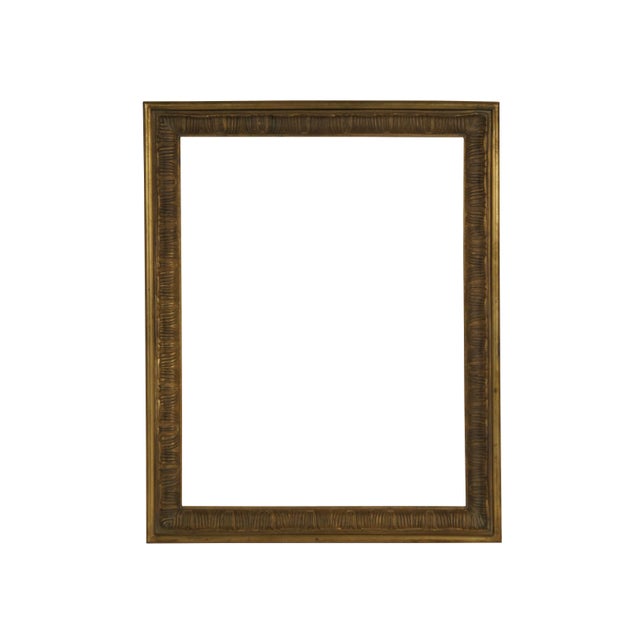 English Antique Heavy Gilt Bronze Mirror Picture Artwork Photo Frame For Sale - Image 3 of 10