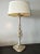 Eggshell 1980s Frederick Cooper Table Lamp, Shade & Finial Included For Sale - Image 8 of 8