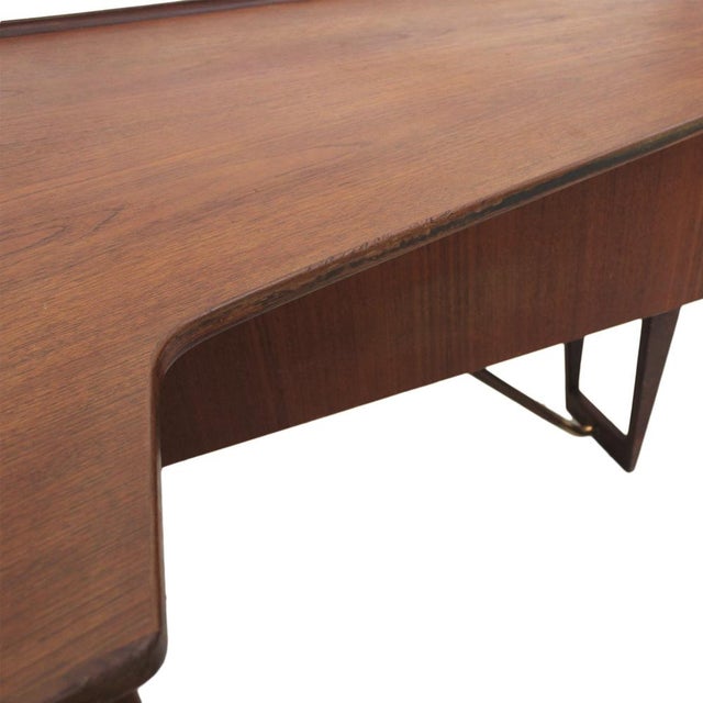 Mid-Century Modern Boomerang Desk attributed to Arne Vodder For Sale - Image 6 of 11