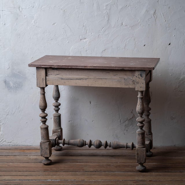 Continental Baroque Bleached Chestnut Work Table, c.1720 For Sale - Image 13 of 15