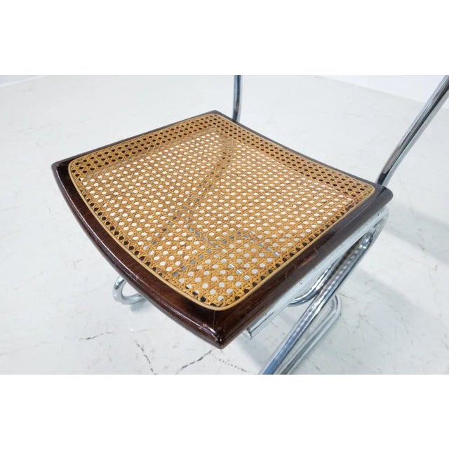 Mid-Century Modern Italian Cane Chairs, 1960s, Set of 6 For Sale - Image 11 of 12