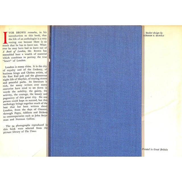 Traditional "A Book of London" 1961 Brown, Ivor [Edited By] For Sale - Image 3 of 8