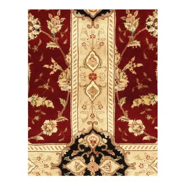 Textile Pasargad Red Persian Hand Knotted Tabriz Design Rug- 12' X 15'4" For Sale - Image 7 of 11