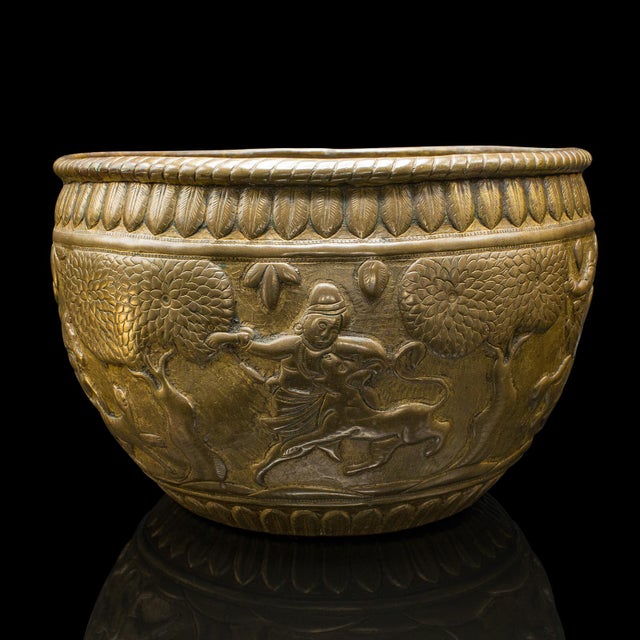 Victorian 1900's Antique Offering Bowl For Sale - Image 3 of 10