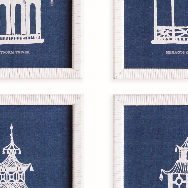 Traditional Traditional Pagoda Study, Set Of 4 For Sale - Image 3 of 5
