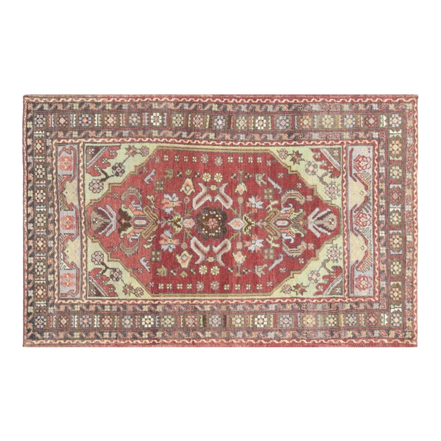 1960s Turkish Oushak Rug For Sale