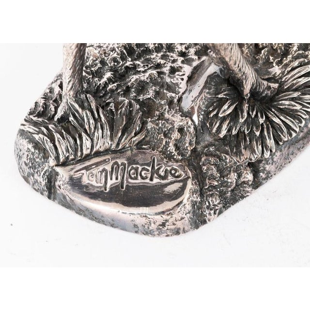 Tom Mackie, Stag Animalier, 1987, Sterling Silver For Sale - Image 9 of 16