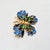 Vintage 1950s Signed Napier Faux-Sapphire & Emerald Butterfly Brooch For Sale In Philadelphia - Image 6 of 9