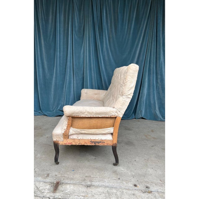 Large French 19th C Napoleon III Tufted Sofa For Sale - Image 10 of 12