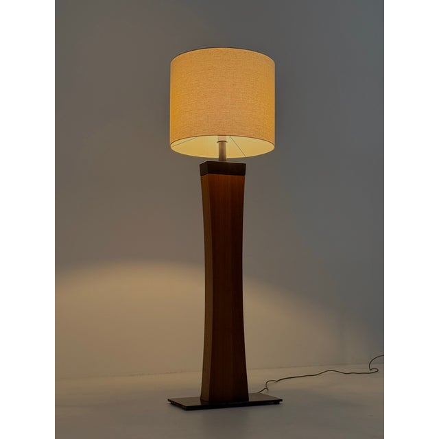 Mid-Century Italian Teak Floor Lamp, 1970s For Sale - Image 12 of 18