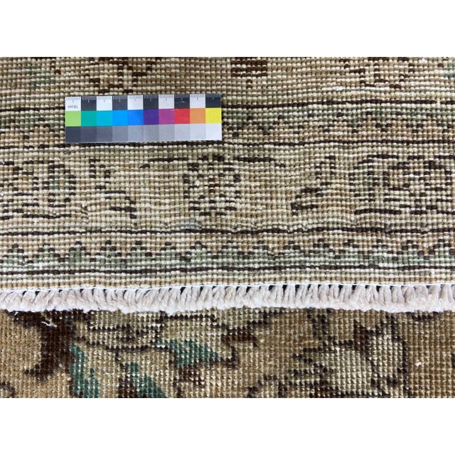 Vintage Hand-Knotted Middle Eastern Rug with Ornaments For Sale - Image 5 of 6