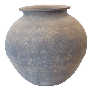 Silla Dynasty Gray Ceramic Container