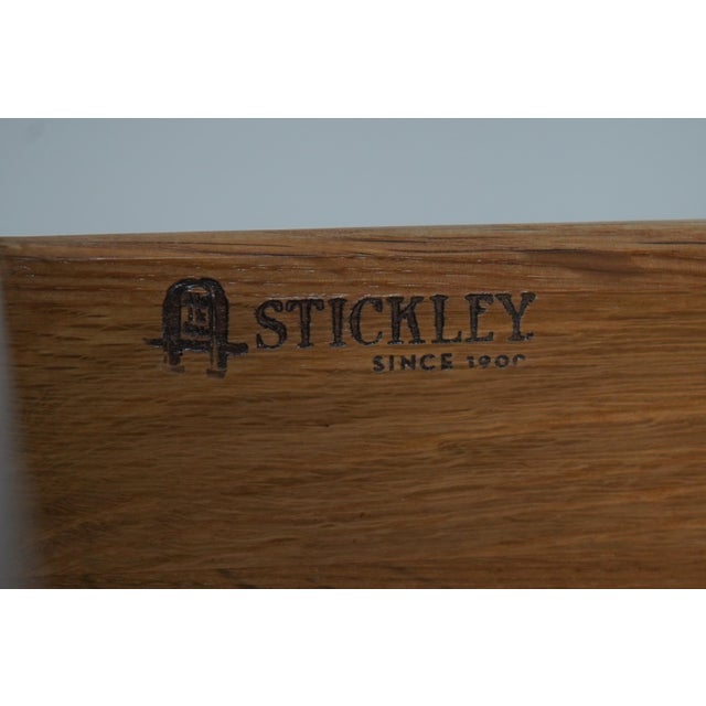 Stickley Mahogany Large 4 Door Breakfront China Cabinet For Sale - Image 17 of 18