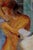 Oil on Board Portrait of Naked Woman, 1930s For Sale - Image 6 of 10