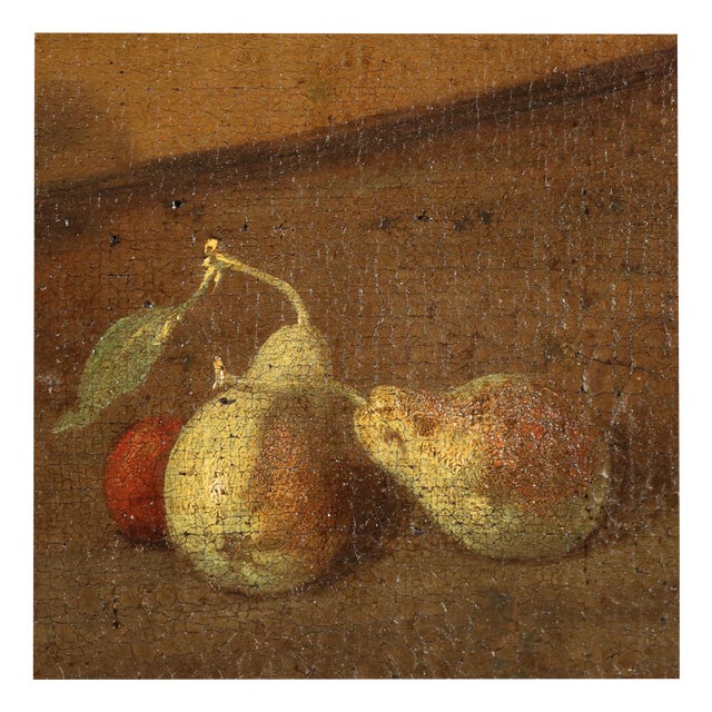 Still Life with Mushrooms and Flowers, Oil on Canvas, Framed For Sale