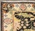 Peshawar Oushak Floral Motif Wool Rug, in black and beige. 5' 10" L x 4' W. Provenance: From an East 86th Street Estate.