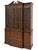Hickory White Hickory White Georgian Style Inlaid Mahogany Bookcase or China Display Cabinet For Sale - Image 4 of 9
