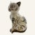 This kitty is another example of localized French faience. Italian majolica potters emigrated to France in the 17th...