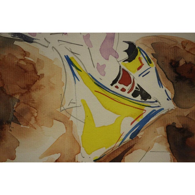 "Down the Stretch" Watercolor Painting For Sale - Image 4 of 5