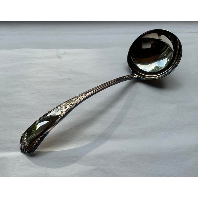 Traditional 1980s Silver Soup Ladle, La Regence For Sale - Image 3 of 11