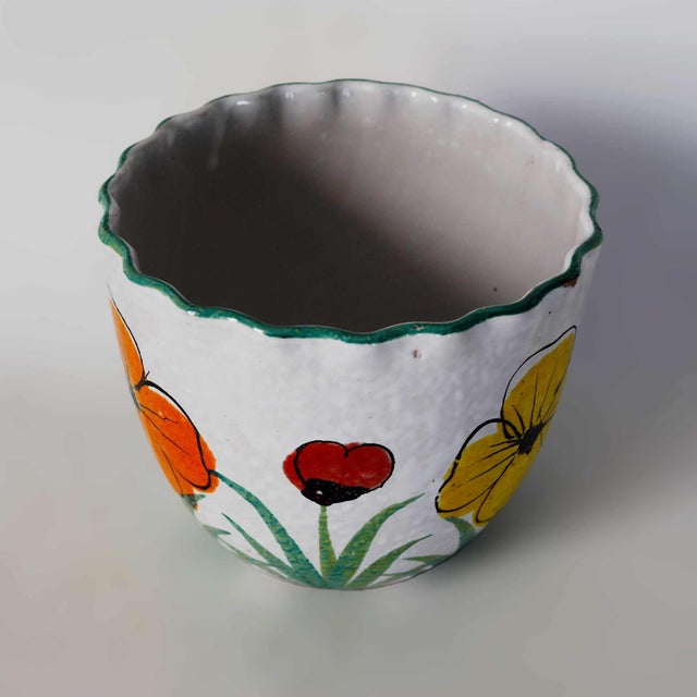 Late 20th Century Italian Vintage Flower Pot For Sale - Image 5 of 8