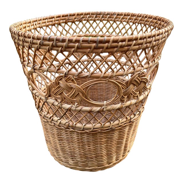 Vintage Wicker Basket Chairish
