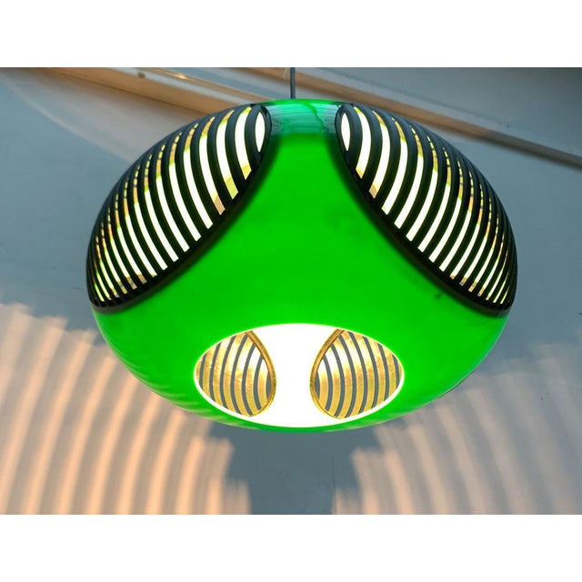 Space Age UFO Pendant Lamp attributed to Luigi Colani, 1970s For Sale - Image 18 of 18