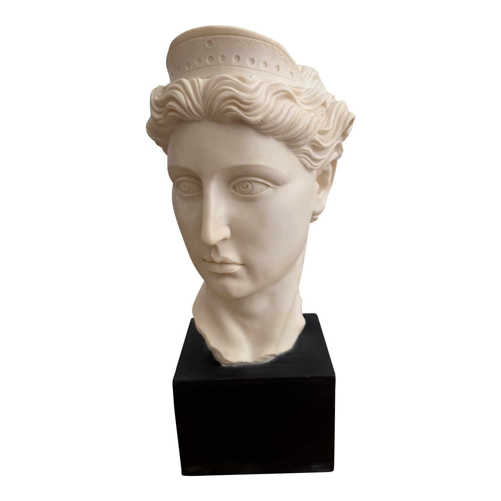 イタリア SCULPTOR A .SANTINI 女神像 高さ約65cm 1970s Large A. Santini 