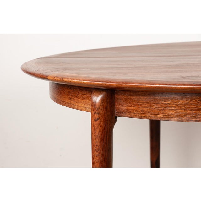 1960s Danish Extendable Dining Table in Rosewood by Kai Lyngfeldt Larsen for Søren Willadsen, 1960s For Sale - Image 5 of 18