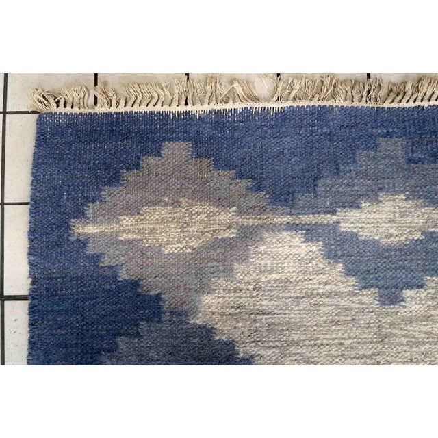 1970s Handmade Vintage Persian Ardabil Kilim 4.7' X 6.3' For Sale - Image 10 of 13