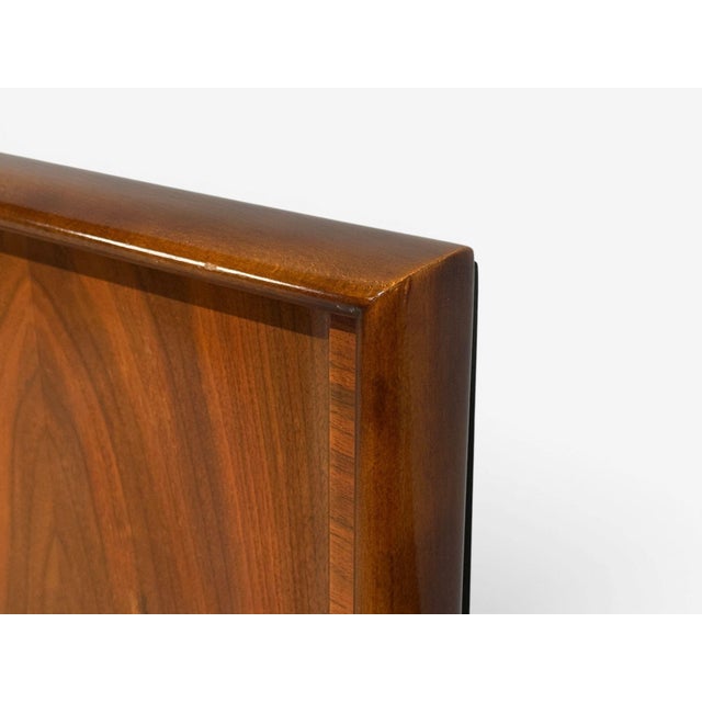 Mid-Century Modern Edmond J. Spence, King Size Headboard, Walnut, Sweden, 1950s For Sale - Image 3 of 8
