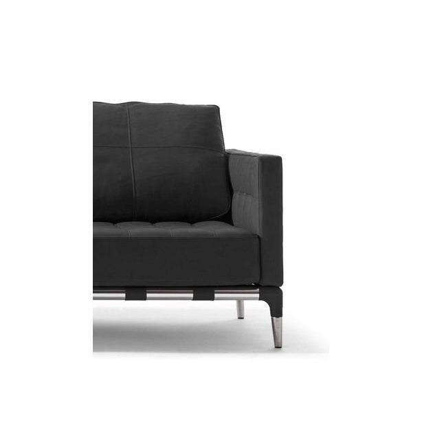 Mid-Century Modern Leather Privé Sofa by Philippe Starck for Cassina For Sale - Image 3 of 11