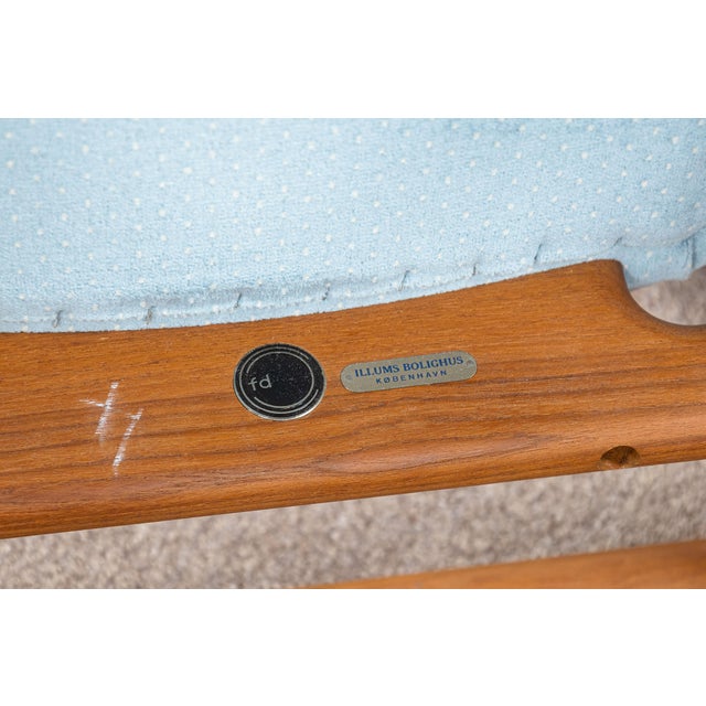 Set of 3 Arne Vodder Model Fd-184 Chairs for France & Daverkosen Vintage Danish For Sale - Image 14 of 16