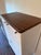 Wood Vintage Refinished Wood Armoire With Fitted Drawers & Hanging Storage For Sale - Image 7 of 12