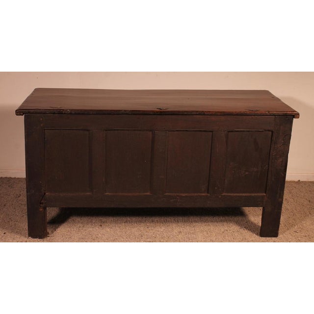 17th Century Oak Chest For Sale - Image 14 of 17