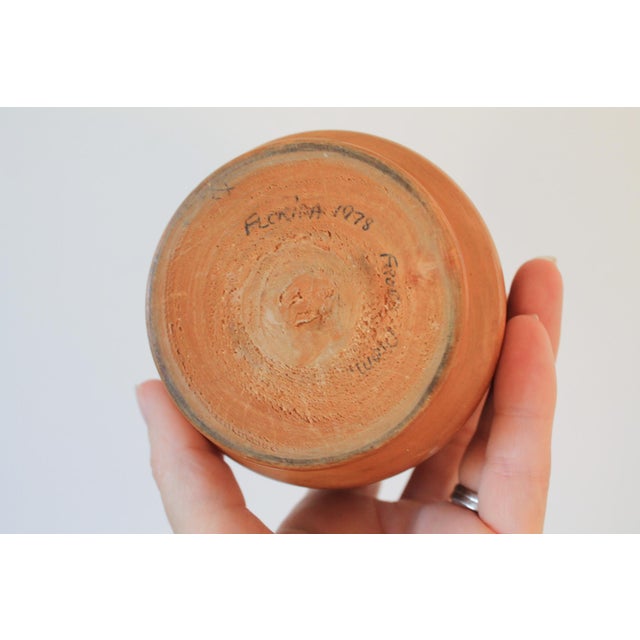 Wood Vintage Handmade Pyrography Wood Trinket Box For Sale - Image 7 of 7